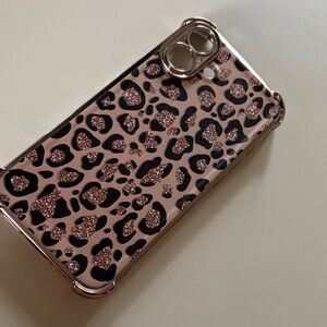 Leopard print iPhone 16 plus phone case